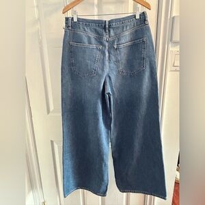 Topshop Moto high waist wide leg jeans
